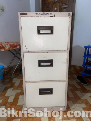 3 Drawer Metal File Cabinet OTOBI